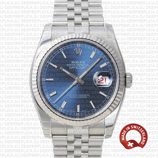 Rolex Datejust 36mm Blue Dial | High Quality Rolex Replica