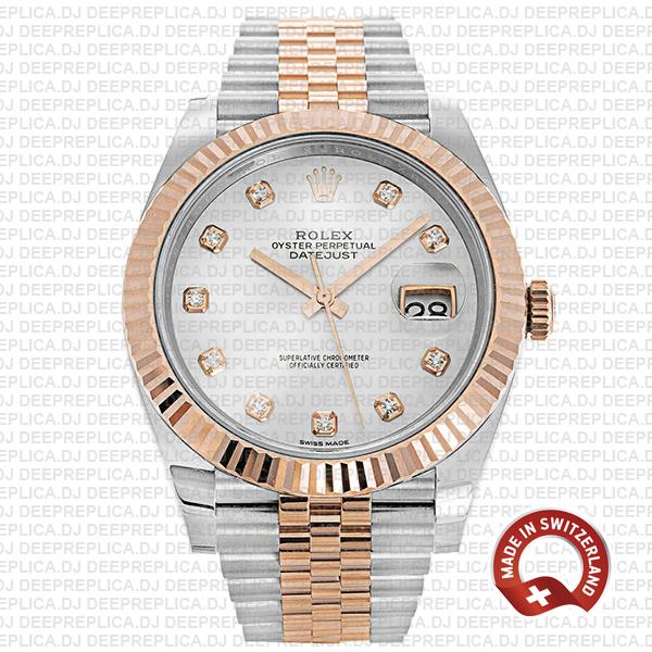 Rolex Datejust 41mm Two-Tone Jubilee | Clone Rolex Watch