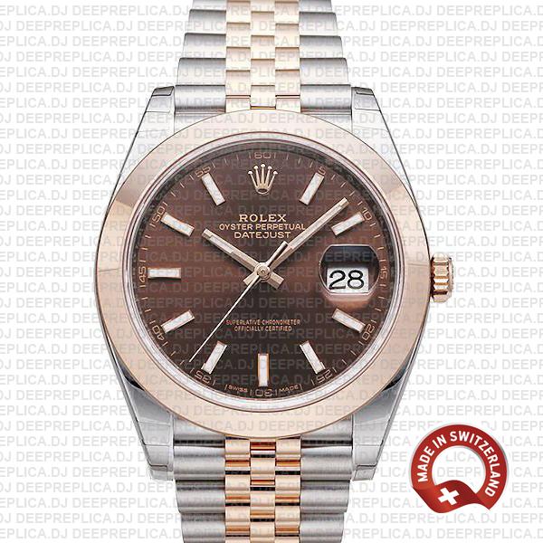 Rolex Datejust 41 Chocolate Dial | Best Rolex Replica Watch