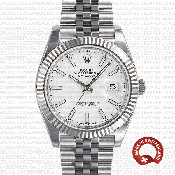 Rolex Datejust 41 White Dial | High Quality Swiss Replica Watch