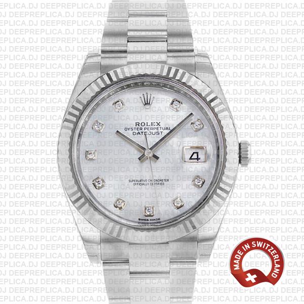 Rolex Datejust 41mm 904L Steel | Best Swiss Replica Watch