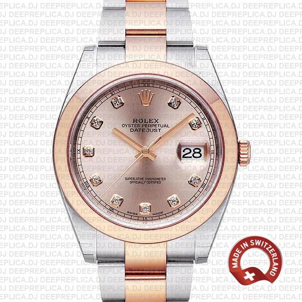 Rolex Datejust Pink Diamond Dial | High Quality Rolex Replica