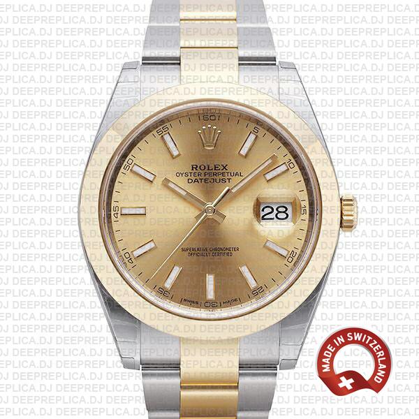 Rolex Datejust Two-Tone Gold Dial | Best Rolex Replica Watch