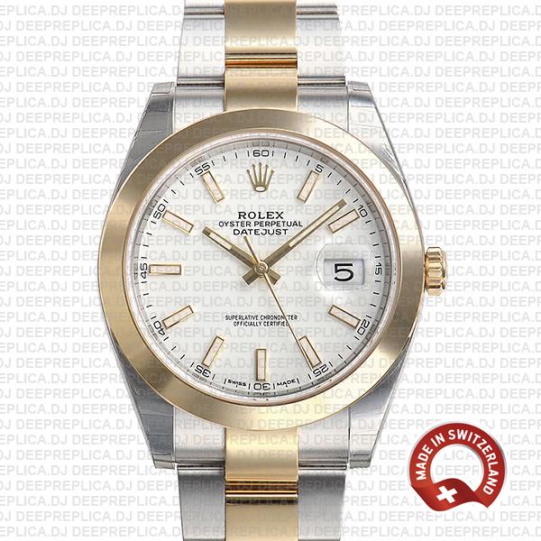 Rolex Datejust 41 Two Tone High Quality Swiss Replica Watch