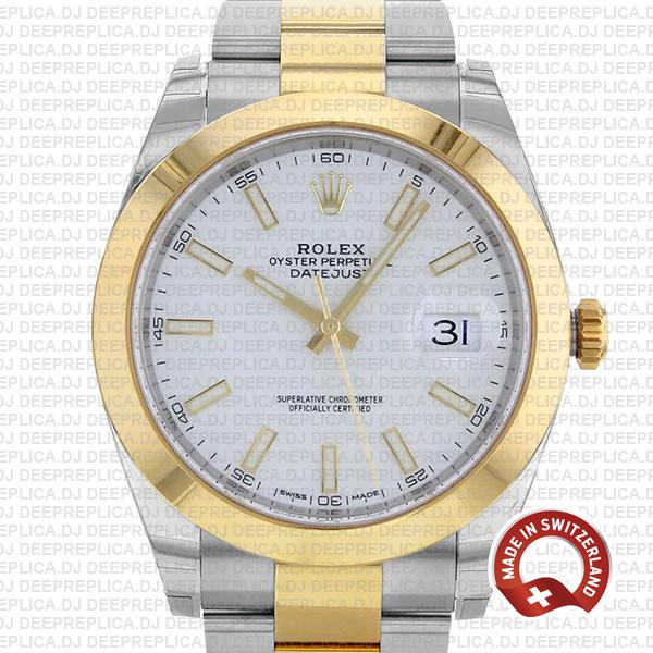 Rolex Datejust 41 Two Tone High Quality Swiss Replica Watch