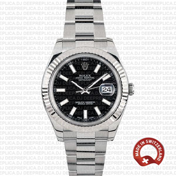 Rolex Datejust ΙΙ Black Dial | High Quality Swiss Replica Watch
