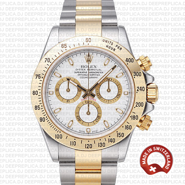 Rolex Daytona Two-Tone 18k Yellow Gold | Best Replica Watch