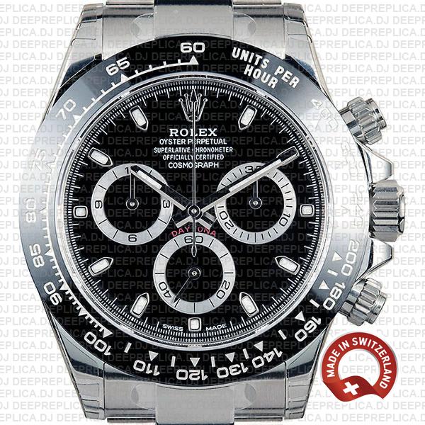 Rolex Oyster Perpetual Cosmograph Daytona Stainless Steel Watch with an Oyster Bracelet Watch