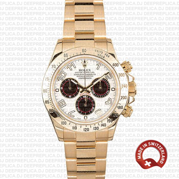 Rolex Cosmograph Daytona 904L Stainless Steel 18k Yellow Gold, Oyster Bracelet & White Dial 40mm