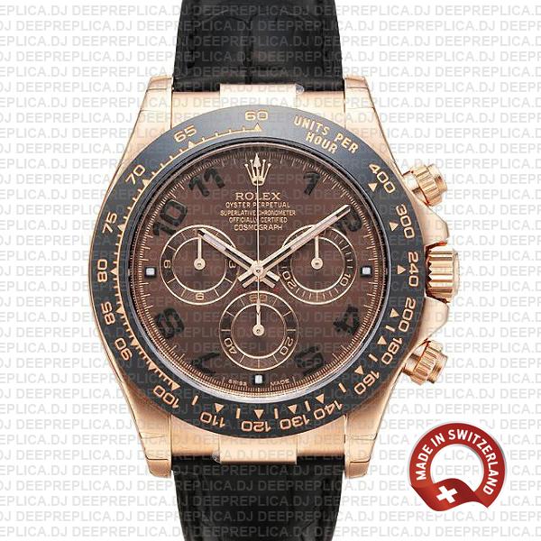Rolex Daytona Rose Gold Brown Dial | Rolex Replica Watch