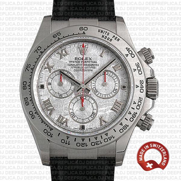 Rolex Daytona Meteorite Roman Dial Best Swiss Replica Watch