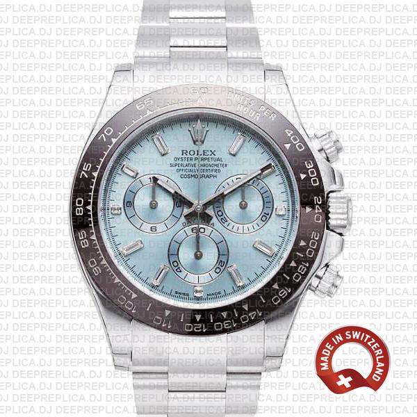 Best Rolex Daytona 40mm Ice Blue Dial | Swiss Replica Watch