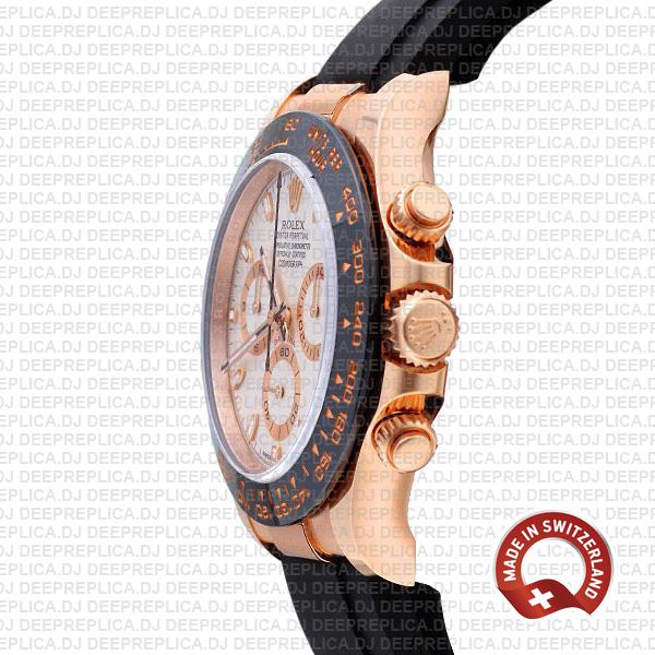 Rolex Daytona Rose Gold Ivory Dial | Best Rolex Replica Watch