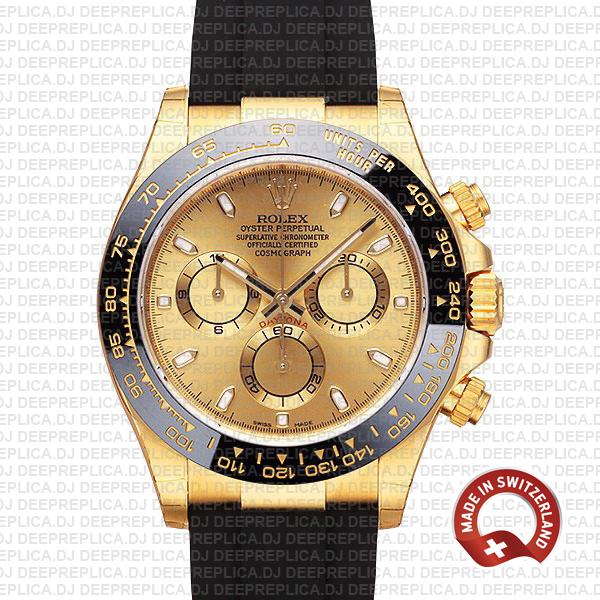 Rolex Daytona Yellow Gold 40mm | Best Swiss Replica Watch