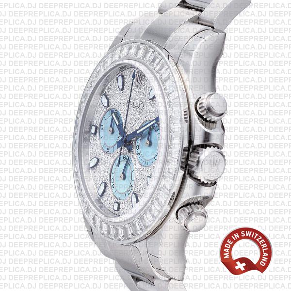 Best Rolex Daytona Platinum Replica Stainless Steel Watch