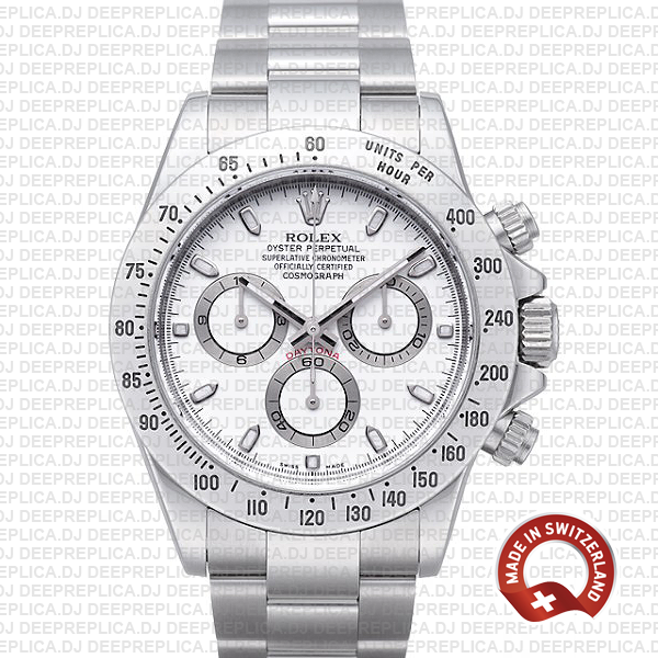 Rolex Daytona Ss White 40mm 116520