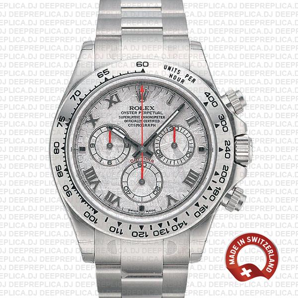 Rolex Daytona White Gold Meteorite Dial | Deep Replica Watch