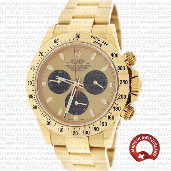 Best Replica Rolex Daytona Newman Gold Dial 40mm Watch