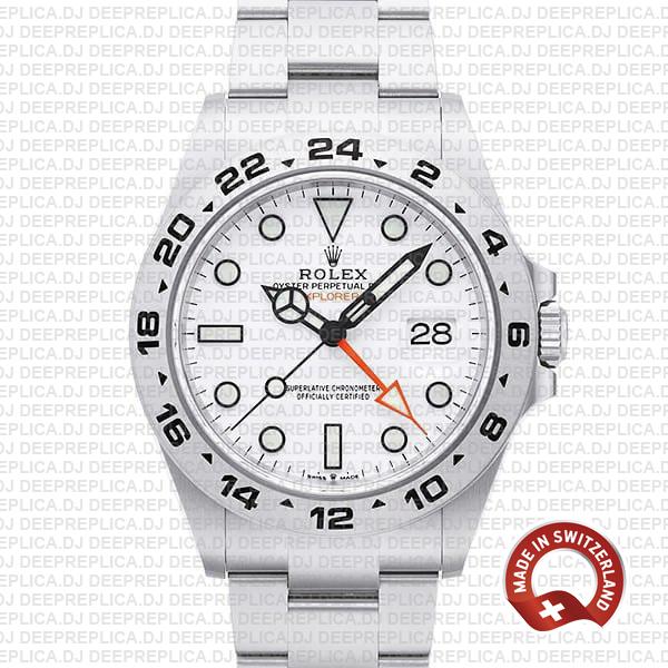 Rolex Explorer Ii 42 White 226570 Swiss Made Replica