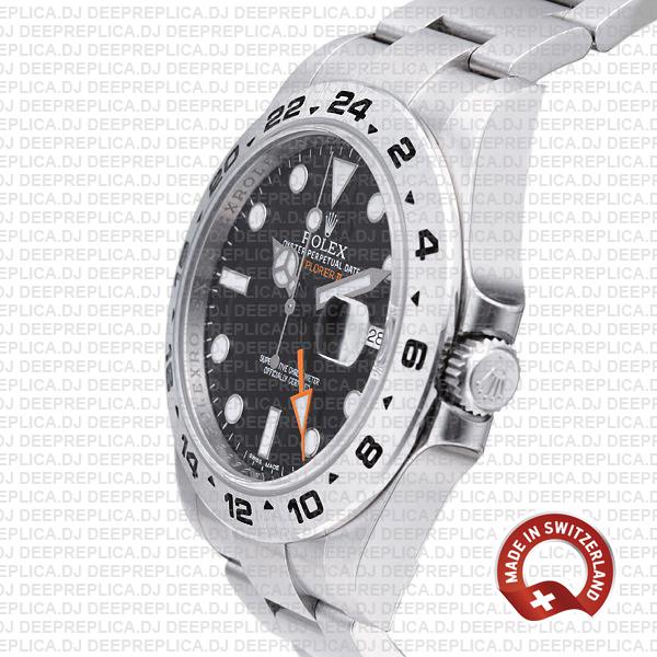 Rolex Explorer II Black Dial 42mm Luxury Rolex Replica Watch