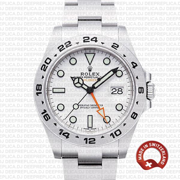 Rolex Explorer II 42mm White Dial | Best Swiss Replica Watch