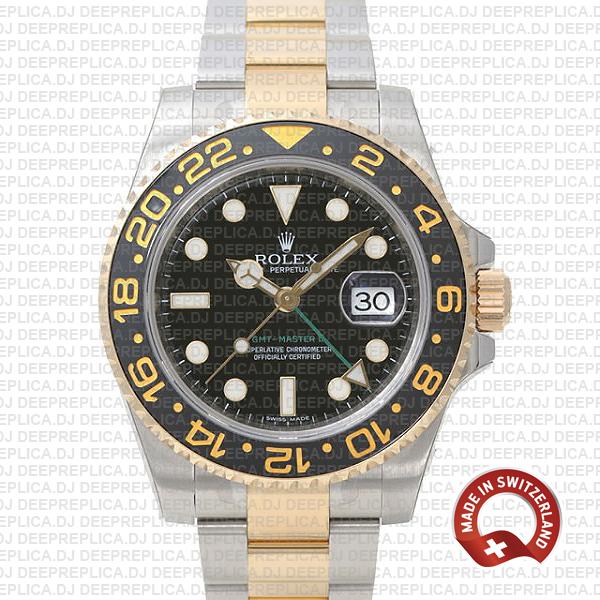 Rolex GMT-Master II 18k Yellow Gold | Two Tone Replica Watch