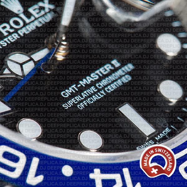 Rolex Gmt Master Ii Ss Blue Black Ceramic 40mm 116710
