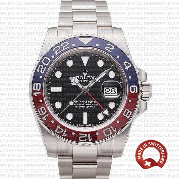 Rolex GMT-Master II Pepsi 18k White Gold | Best Replica Watch