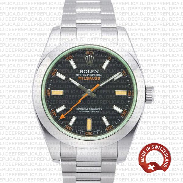 Rolex Milgauss Stainless Steel Green Dial | Best Replica Watch