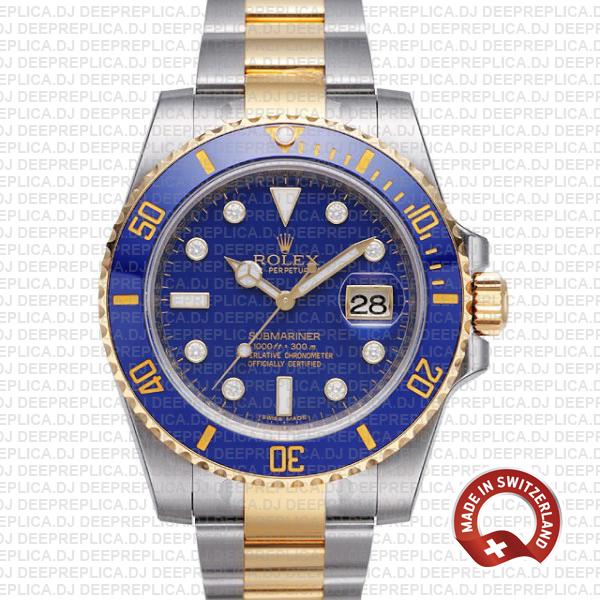 Rolex Submariner Yellow Gold 2 Tone Best Swiss Replica Watch