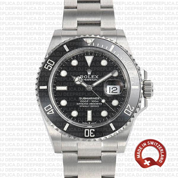 Rolex Submariner Black Dial 904L Steel 41mm Rolex Replica