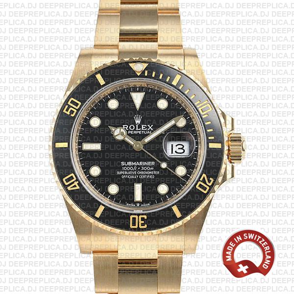 Rolex Submariner 41mm 18k Gold | Best Swiss Replica Watch