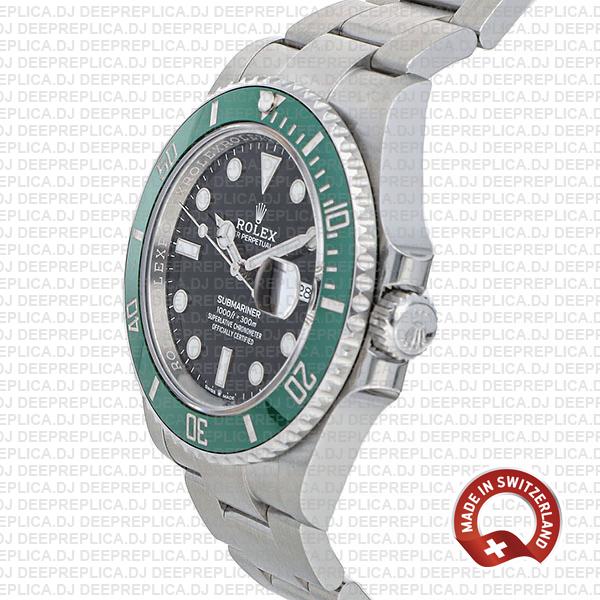 Rolex Submariner 904l Steel Green Ceramic Bezel 41mm 126610lv Swiss Replica Watch Kermit
