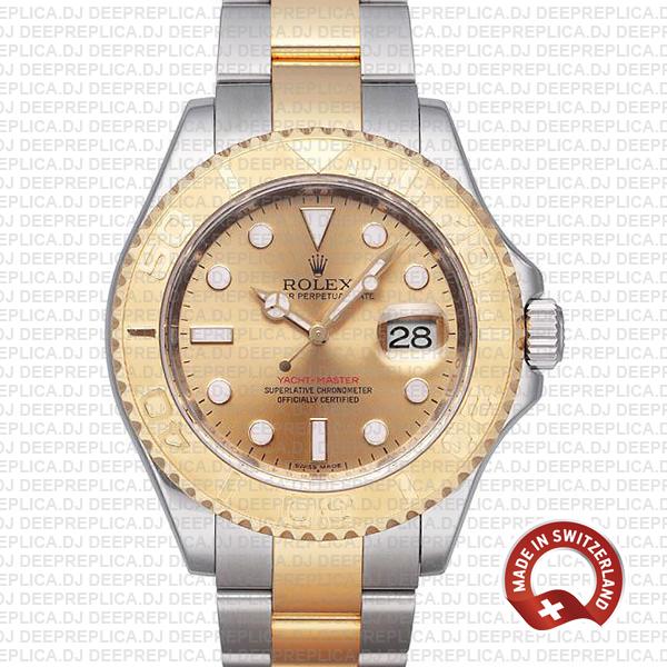 Rolex Yacht-Master Two-Tone Yellow Gold Dial | Replica Watch