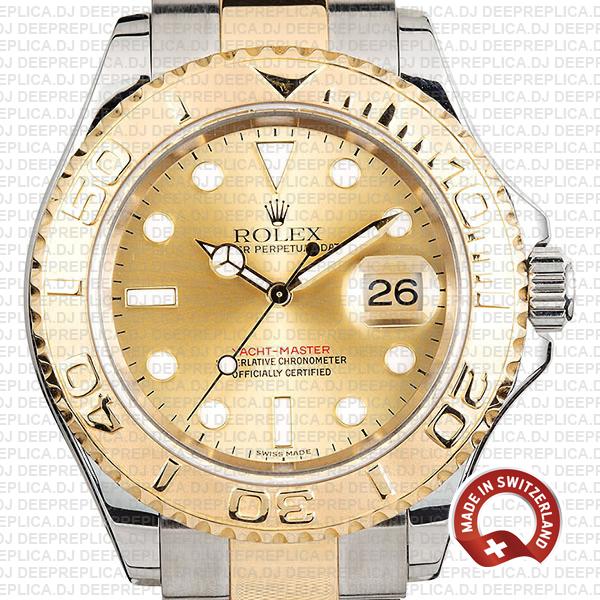 Rolex Yacht-Master Two-Tone Yellow Gold Dial | Replica Watch
