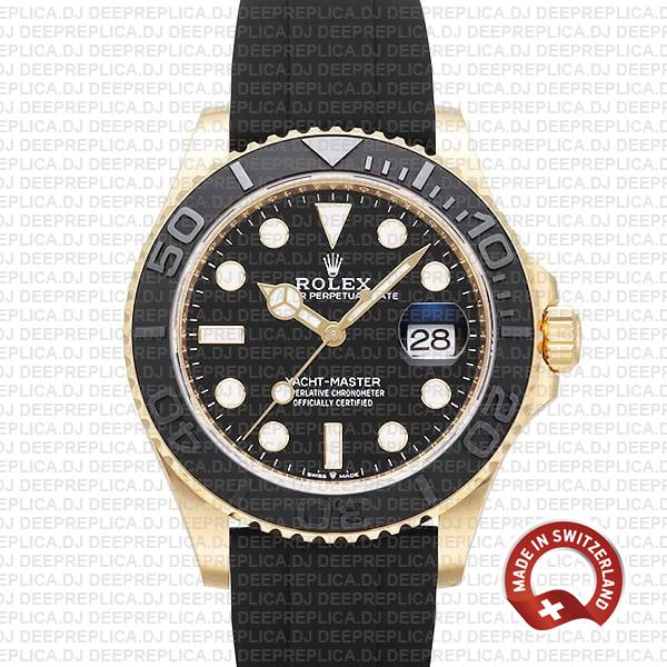 Rolex Yacht Master Gold Ceramic 42mm Swiss Made Replica 226658